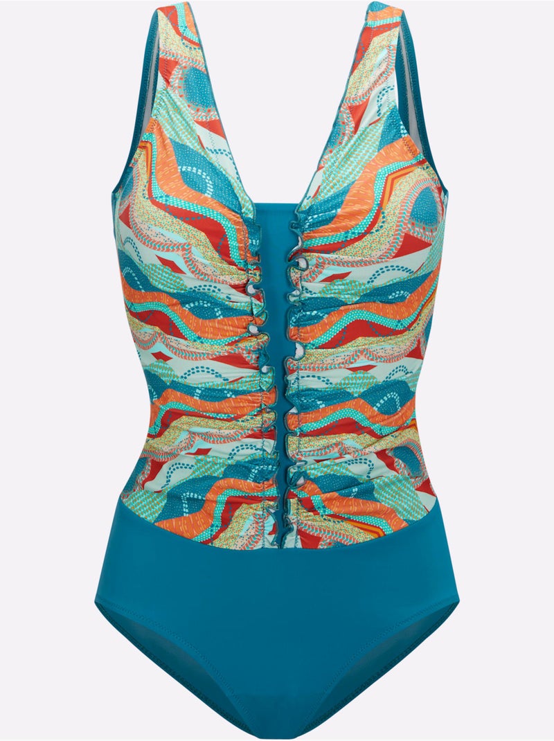 Maillot De Bain - Witt - Bonnet C Bleu Orange - Kiabi