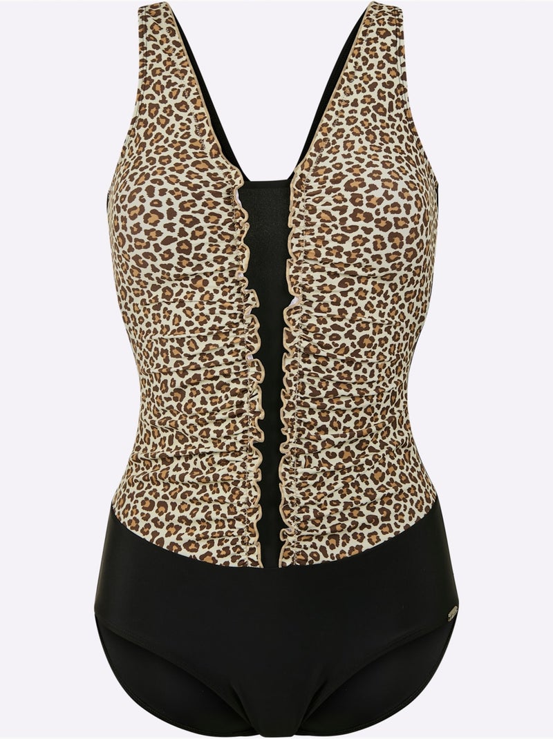 Maillot De Bain - Witt - Bonnet C Noir Blanc - Kiabi