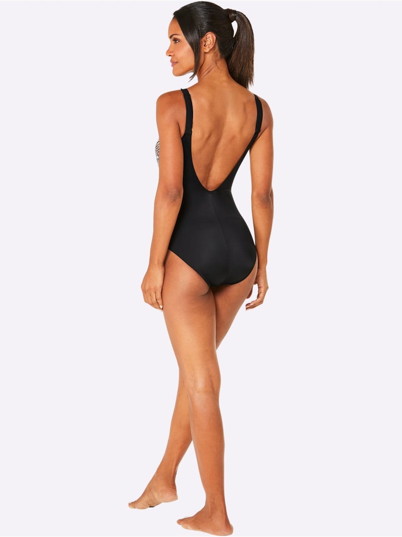 Maillot De Bain - Witt - Bonnet C Noir Marron - Kiabi