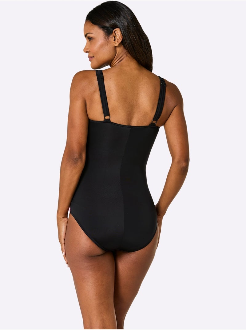 Maillot De Bain - Witt - Bonnet C Noir Orange - Kiabi