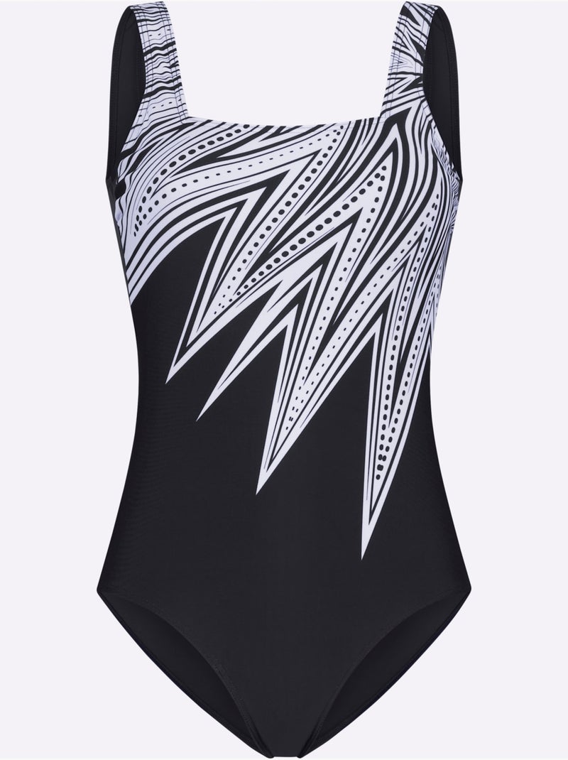 Maillot De Bain - Witt - Bonnet D Noir Blanc - Kiabi