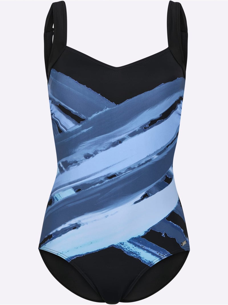 Maillot De Bain - Witt - Bonnet D Noir Bleu - Kiabi