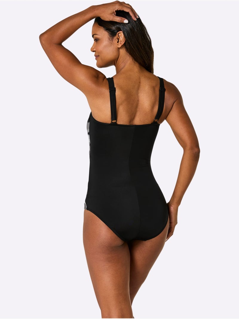 Maillot De Bain - Witt - Bonnet D Noir Gris - Kiabi