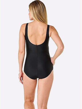 Maillot de bain avec bretelles larges à imprimé rayé et coques douces - Bonnet D - Witt