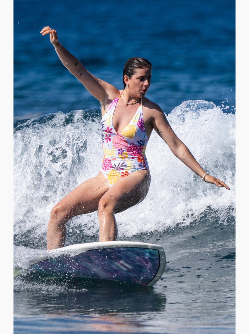 Maillot de bain 1 Piece -   - Longboard Blanc - Kiabi