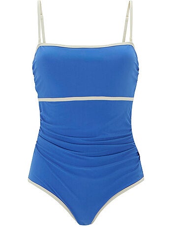 Maillot de bain 1 pièce à bretelles fines ajustables motif/style détail contrasté - regatta