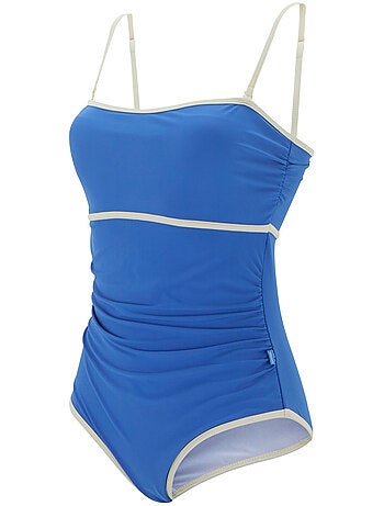 Maillot de bain 1 pièce à bretelles fines ajustables motif/style détail contrasté - regatta