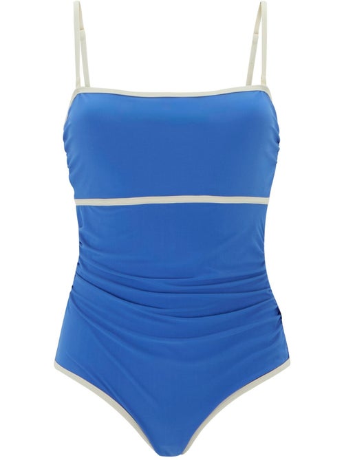 Maillot de bain 1 pièce à bretelles fines ajustables motif/style détail contrasté - regatta - Kiabi