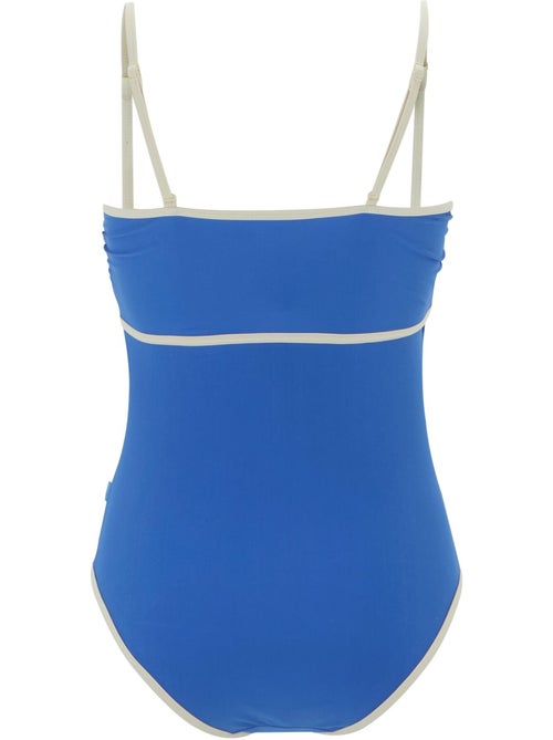 Maillot de bain 1 pièce à bretelles fines ajustables motif/style détail contrasté - regatta - Kiabi