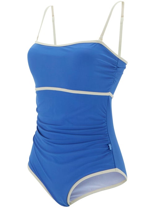 Maillot de bain 1 pièce à bretelles fines ajustables motif/style détail contrasté - regatta - Kiabi