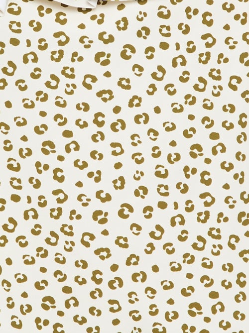 Maillot de bain 1 pièce à volants - Kiabi