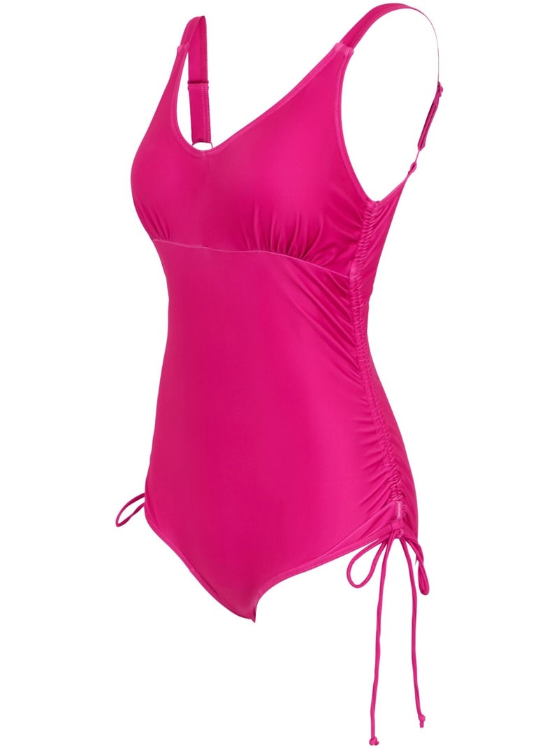 Maillot de bain 1 pièce alinae - regatta Rose foncé - Kiabi