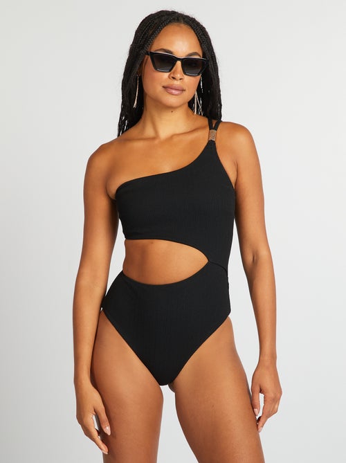 Maillot de bain 1 pièce asymétrique - Kiabi