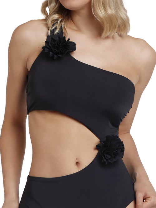 Maillot de bain 1 pièce asymétrique préformé Beach Style - Kiabi