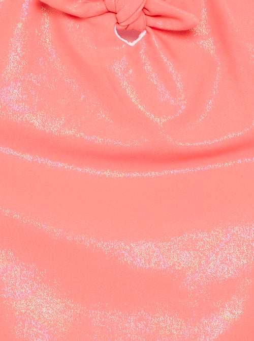 Maillot de bain 1 pièce avec matière brillante - Kiabi