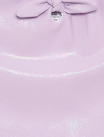 Maillot de bain 1 pièce avec matière brillante