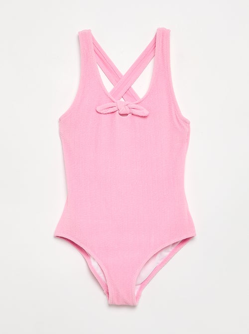 Maillot de bain 1 pièce avec nœud - Kiabi