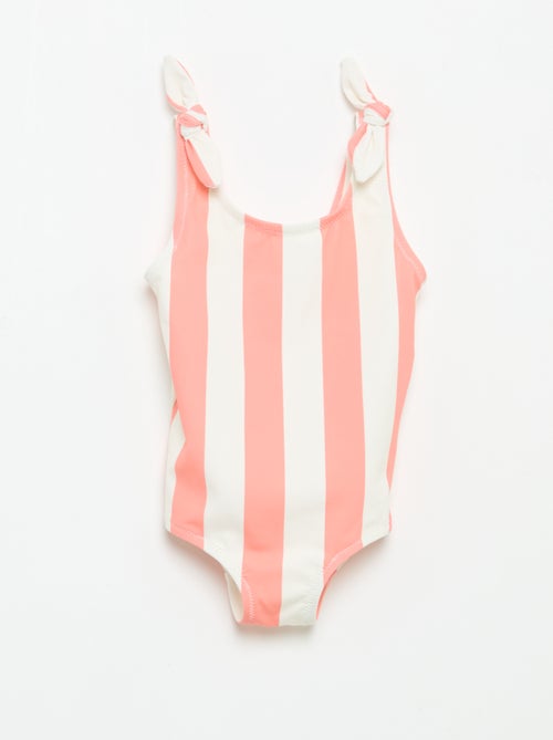 Maillot de bain 1 pièce avec nœuds aux épaules - Kiabi Maillot de bain 1 pièce avec nœuds aux épaules - Kiabi