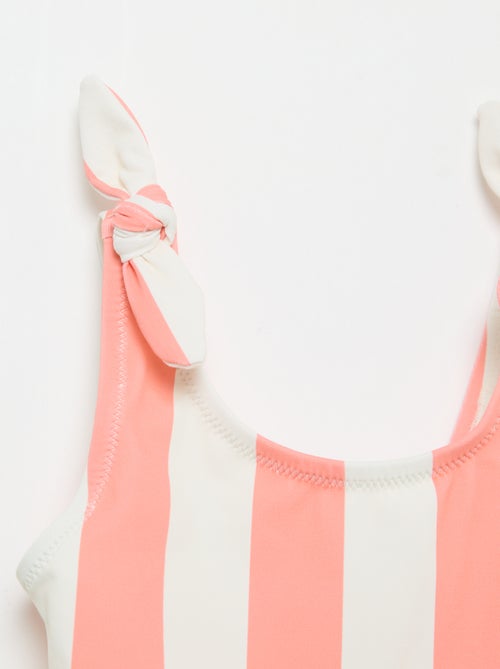 Maillot de bain 1 pièce avec nœuds aux épaules - Kiabi Maillot de bain 1 pièce avec nœuds aux épaules - Kiabi