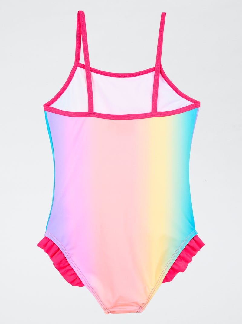 Maillot de bain 1 pièce 'Barbie' Rose - Kiabi