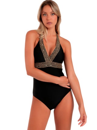 Maillot de bain 1 pièce dos nu préformé Luxe Swim