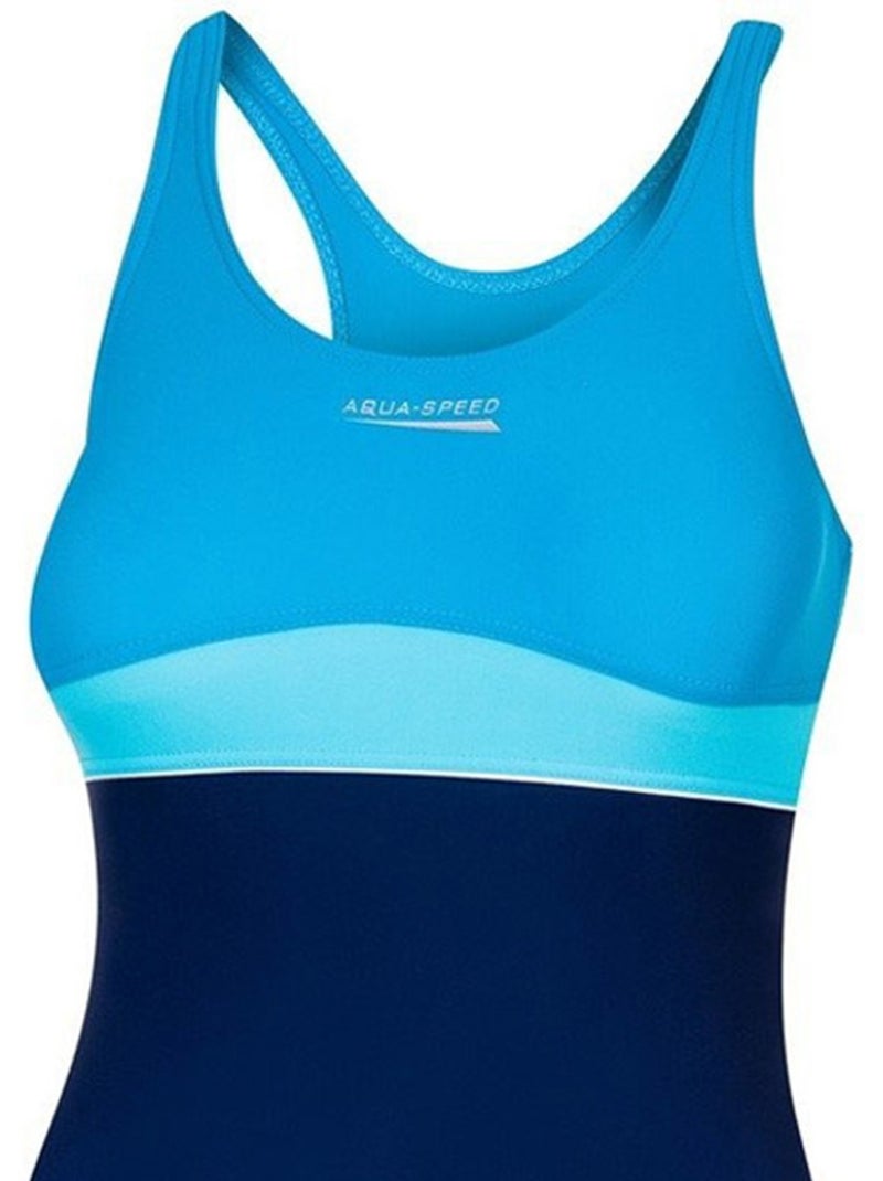 Maillot de bain 1 pièce emily - aqua speed Bleu ciel - Kiabi