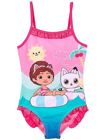 Maillot de Bain 1 Pièce Gabby'S Dollhouse | Licence Officielle