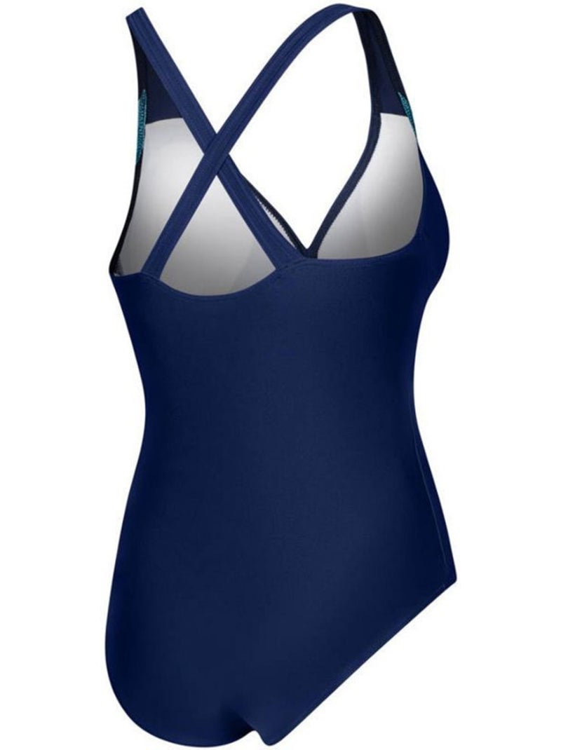 Maillot de bain 1 pièce greta - aqua speed Bleu marine - Kiabi