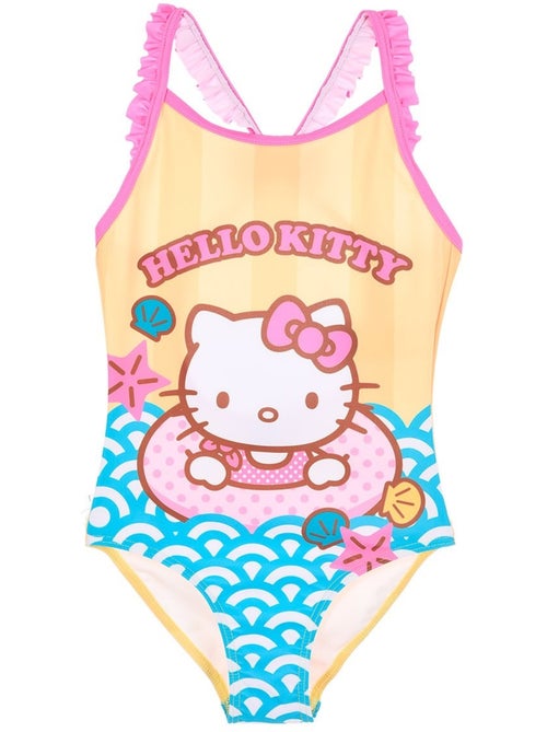 Maillot de Bain 1 Pièce Hello Kitty | Licence Officielle - Kiabi