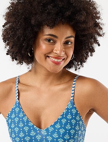 Maillot de bain 1 pièce imprimé réversible