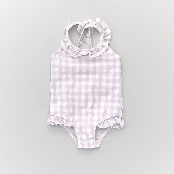 Maillot De Bain 1 Piece Imprime Vichy Bebe Fille Blanc Kiabi 12 00 Maillot De Bain 1 Piece Imprime Vichy Bebe Fille Blanc Kiabi 12 00