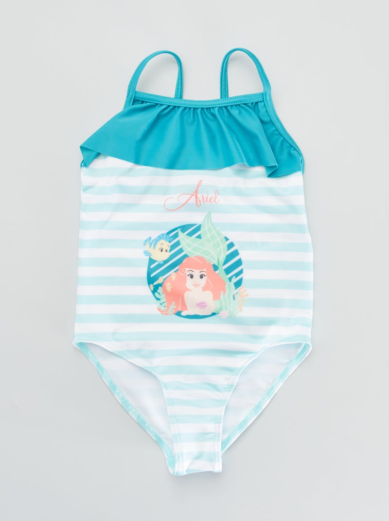 Maillot de bain 1 pièce 'La Petite Sirène' vert - Kiabi
