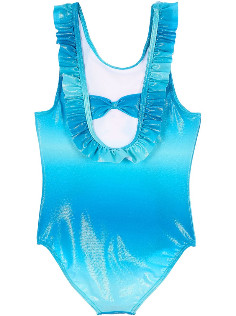 Maillot de Bain 1 Pièce La Reine des Neiges   | Licence Officielle Bleu turquoise - Kiabi