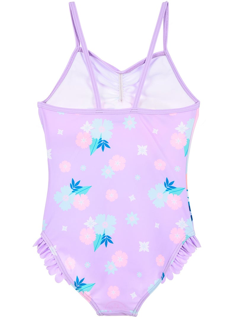 Maillot de Bain 1 Pièce La Reine des Neiges   | Licence Officielle Violet - Kiabi