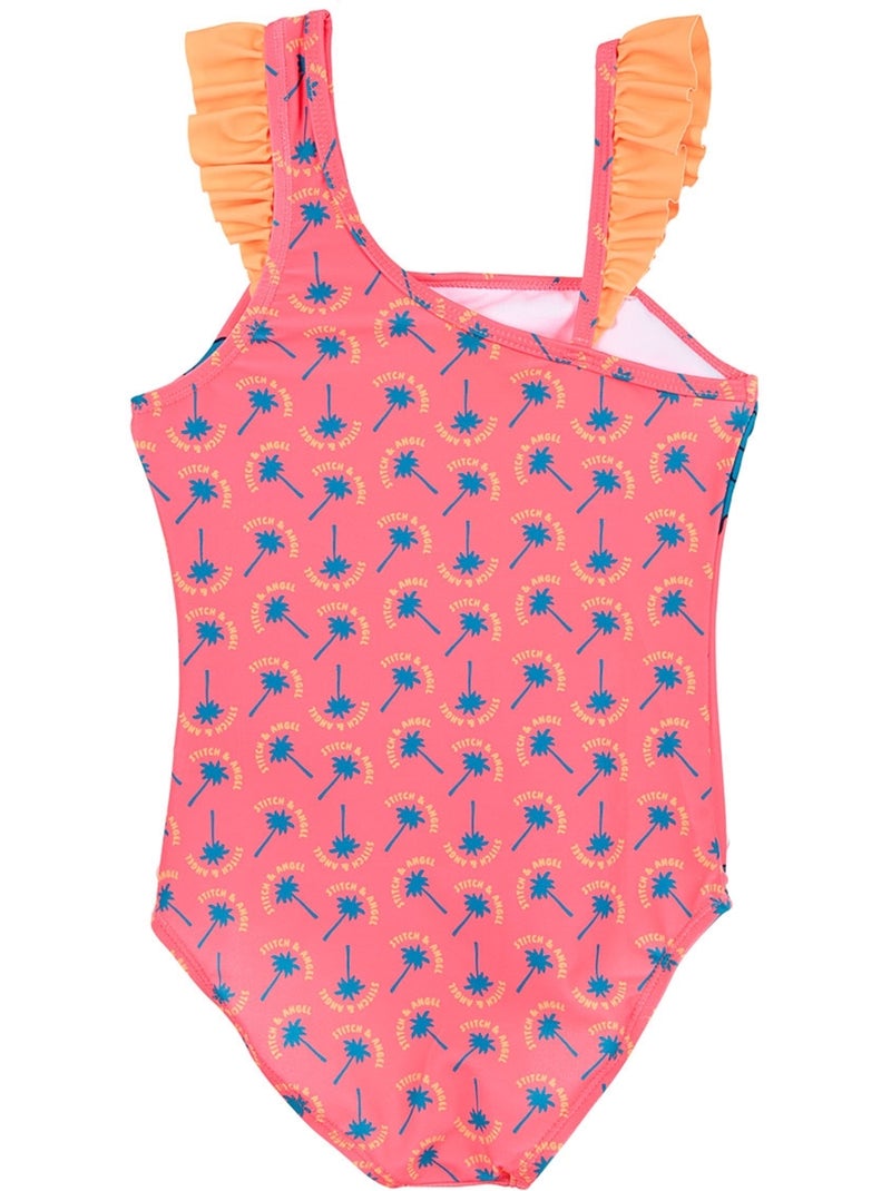 Maillot de Bain 1 Pièce Lilo et Stitch | Licence Officielle Jaune - Kiabi