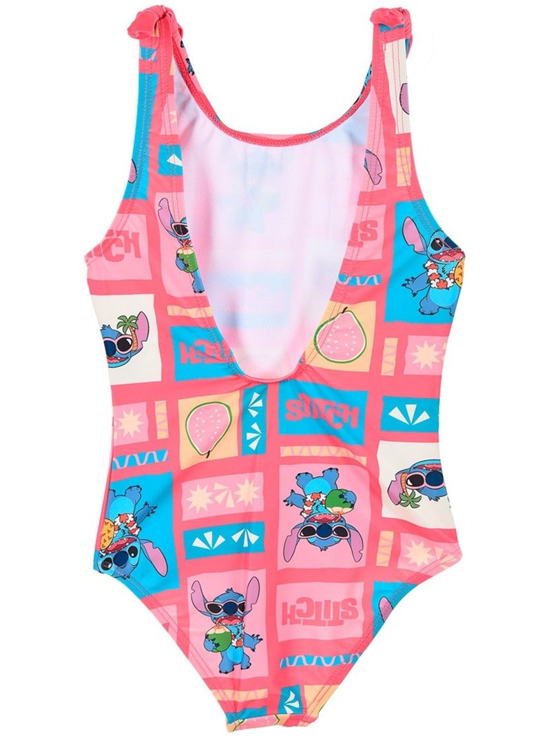 Maillot de Bain 1 Pièce Lilo et Stitch | Licence Officielle Rose - Kiabi