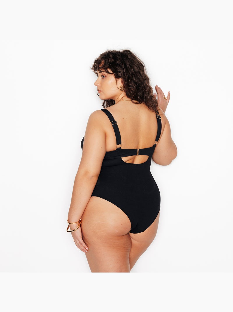 Maillot de bain 1 pièce Malou - RougeGorge Lingerie Noir - Kiabi