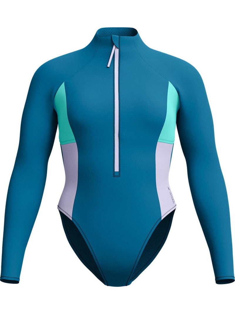 Maillot de bain 1 pièce manches longues - speedo Vert - Kiabi