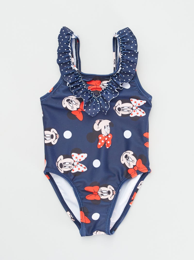 Maillot de bain 1 pièce 'Minnie' bleu - Kiabi