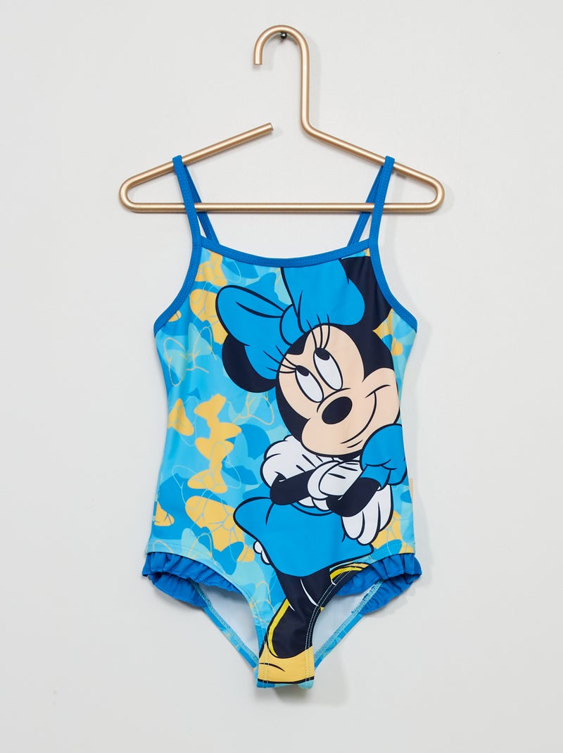 Maillot de bain 1 pièce 'Minnie Mouse' bleu - Kiabi