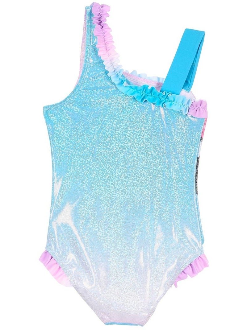 Maillot de Bain 1 Pièce Minnie Mouse | Licence Officielle Bleu turquoise - Kiabi