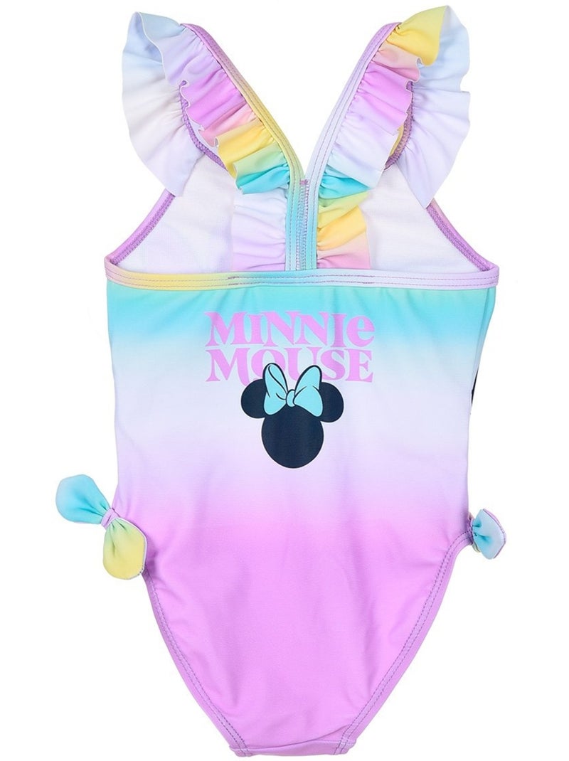 Maillot de Bain 1 Pièce Minnie Mouse | Licence Officielle Violet - Kiabi