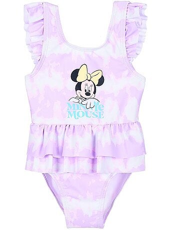 Maillot de Bain 1 Pièce Minnie Mouse | Licence Officielle