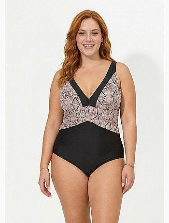 Maillot de bain 1 pièce motif aztèque - AFIBEL
