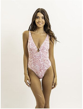 Maillot de bain 1 pièce motifs GELOU