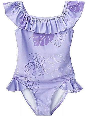 Maillot de bain 1 pièce motif/style feuille de philodendron verona - aquawave