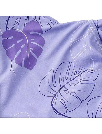 Maillot de bain 1 pièce motif/style feuille de philodendron verona - aquawave