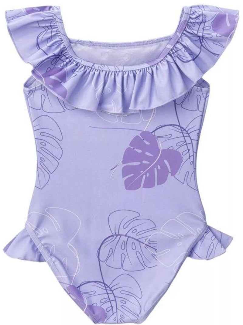 Maillot de bain 1 pièce motif/style feuille de philodendron verona - aquawave Violet clair - Kiabi