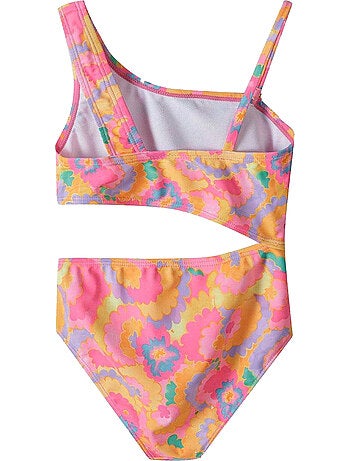 Maillot de bain 1 pièce motif/style fleurs - minoti