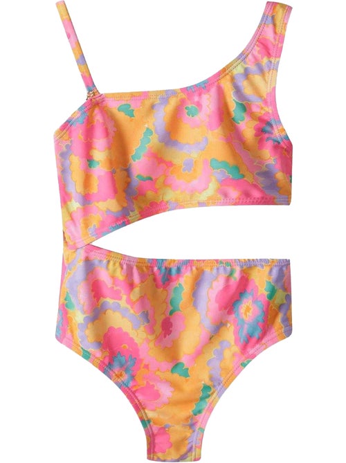 Maillot de bain 1 pièce motif/style fleurs - minoti - Kiabi